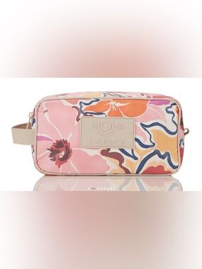 NEW W/ ORIGINAL PACKAGING ALOHA X L SPACE DOPP KIT & SMALL POUCH LOST IN BLOOMS